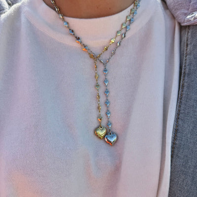 Rosario Heart Necklace