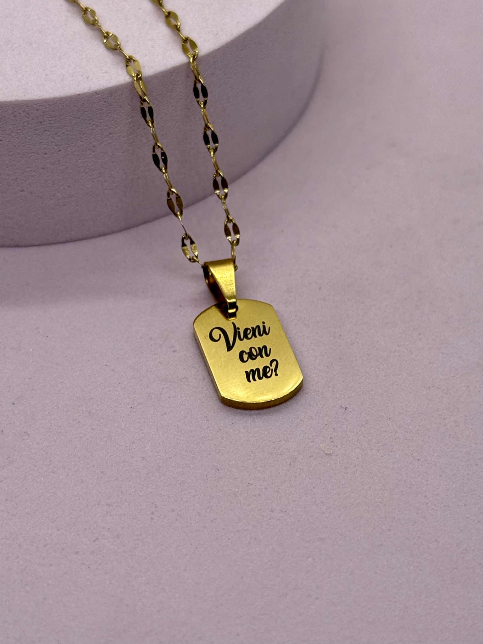 Collana targa Personalizzabile