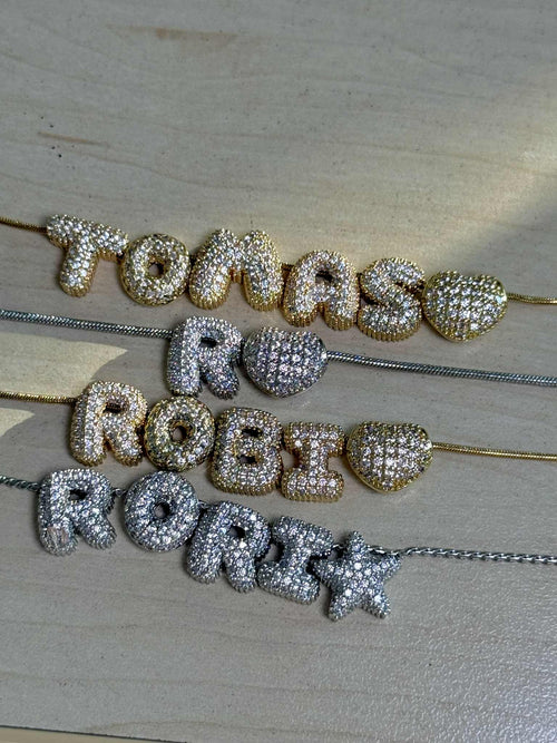 COLLANA BUBBLE INTERO NOME