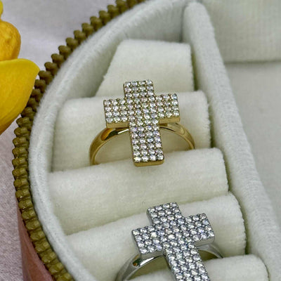 Anello Big Croce