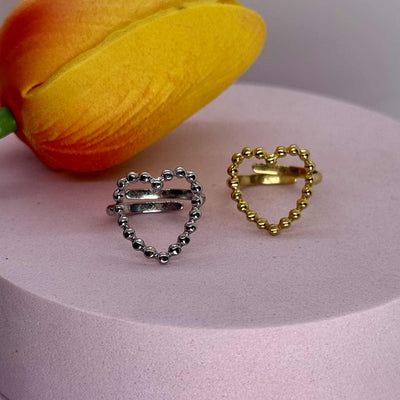Torchon Heart Ring