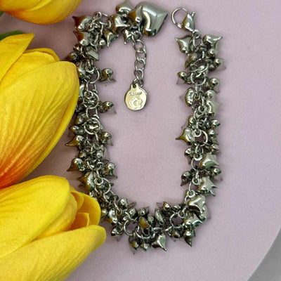 Bracciale sonaglio Full Cuori