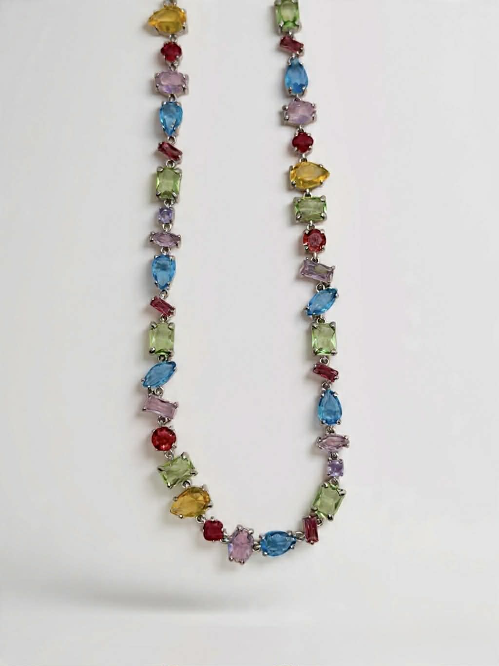 Collana Asimmetric Baguette
