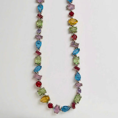 Collana Asimmetric Baguette