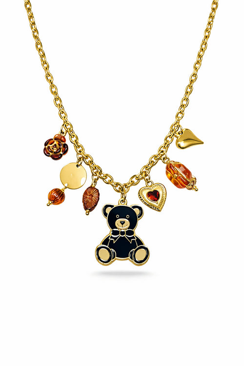 Collana Orso Brown