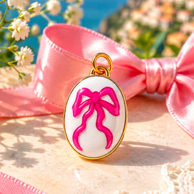 Charm Fiocco Rosa
