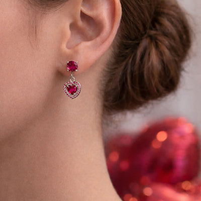 Orecchini Cuore Glow