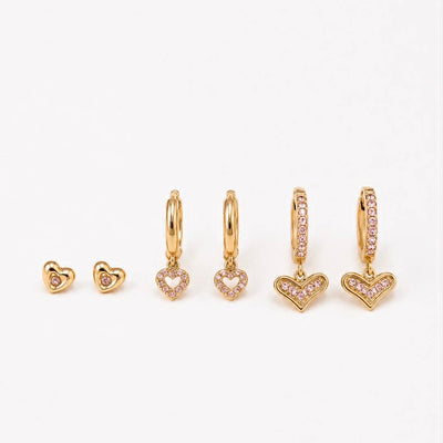 set Cuori Rosa