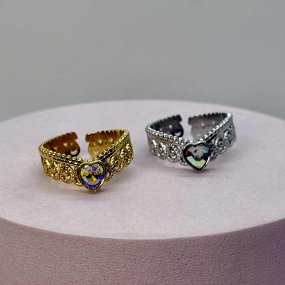 Anello cuore vintage