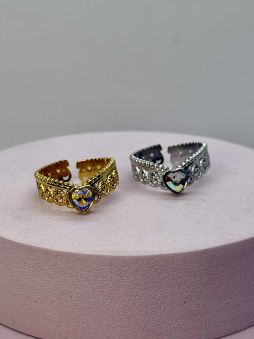 Anello cuore vintage