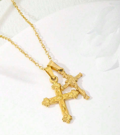 Double saint Necklace