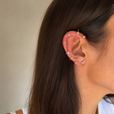 Pink Cuff Piercing