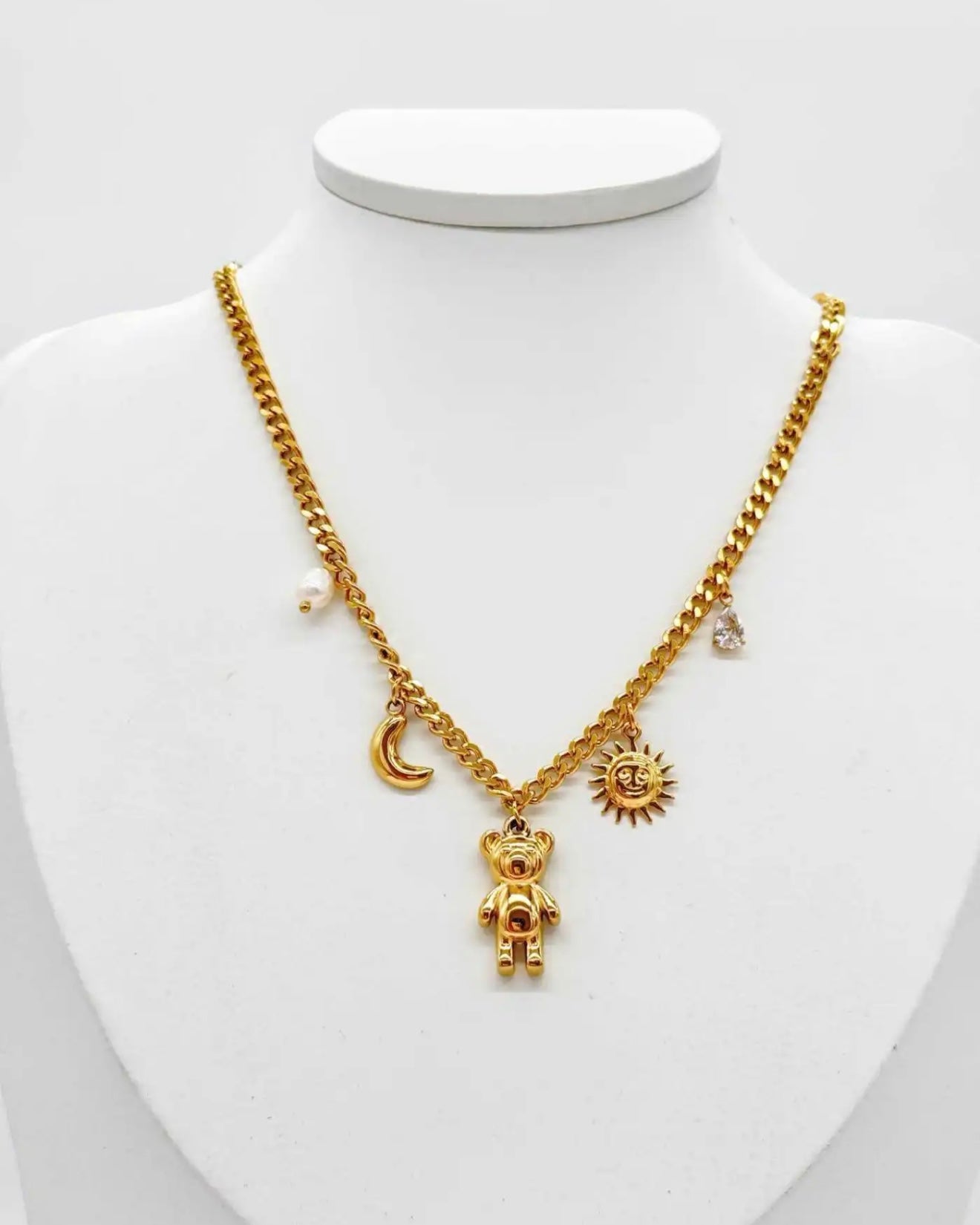 Gold Teddy Necklace