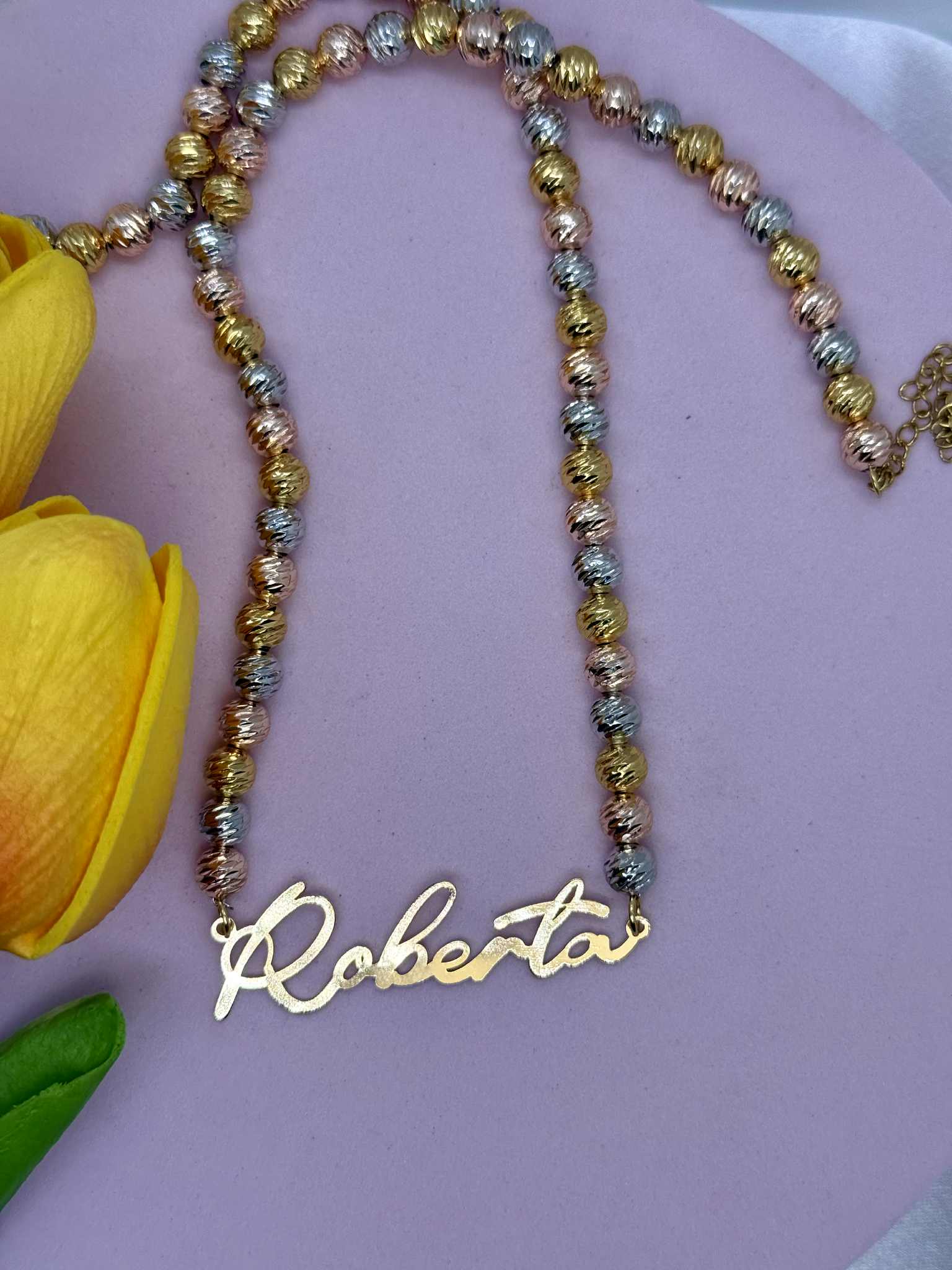 Bubble Name Necklace