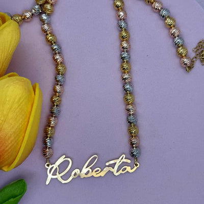 Bubble Name Necklace