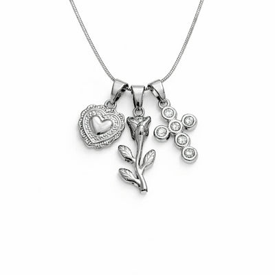 Collana Charmy Rosa