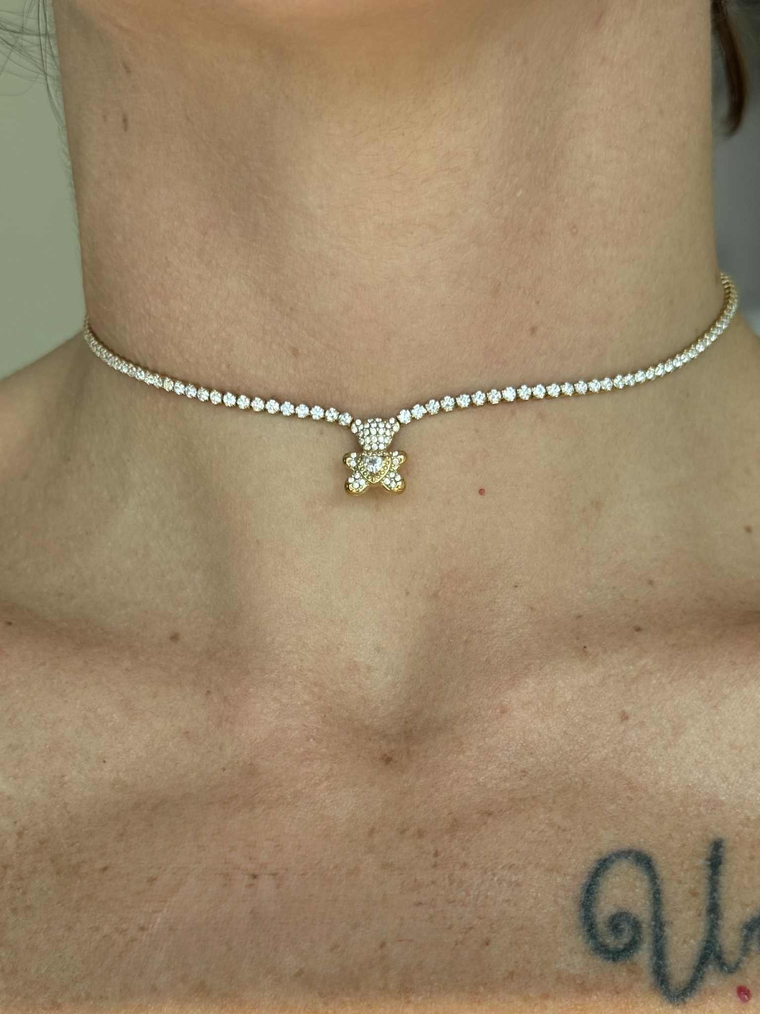 Choker Teddy con cursore
