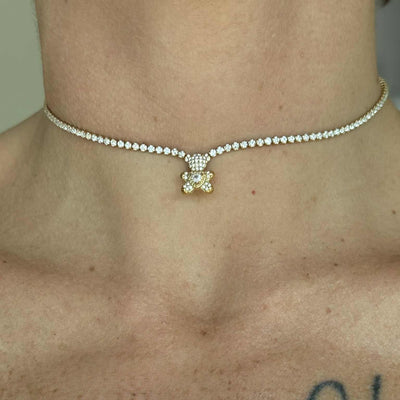 Choker Teddy con cursore