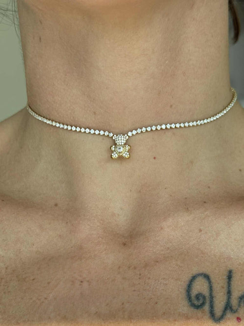 Choker Teddy con cursore
