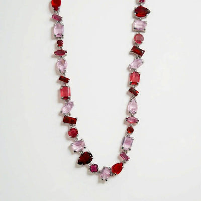 Collana Asimmetric Baguette