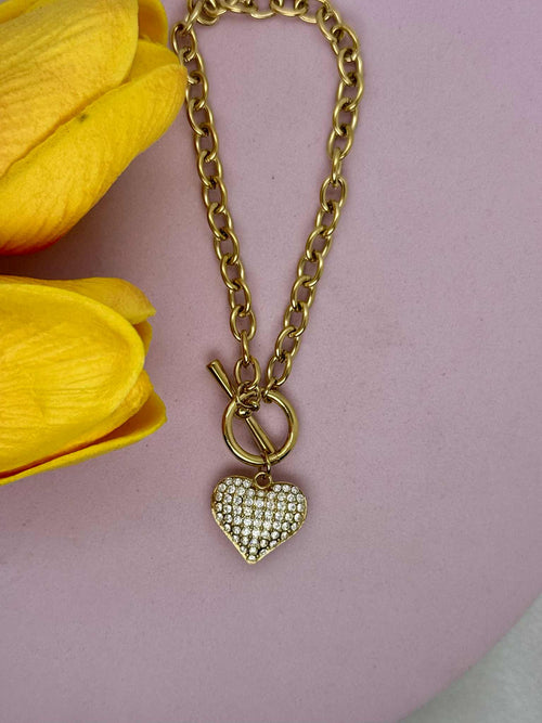 Cuore a Timone bracciale