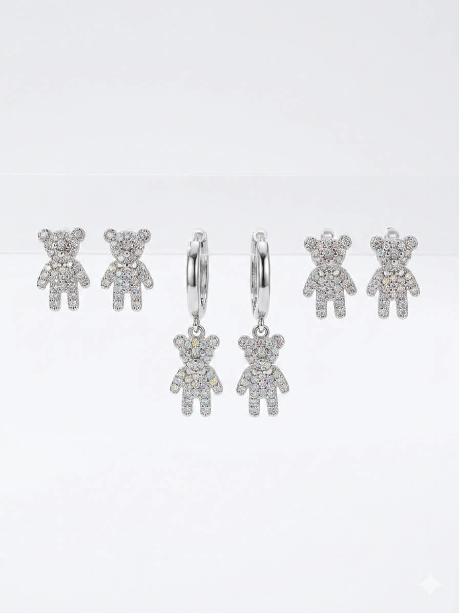 Set Teddy Silver