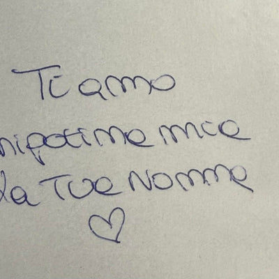 Ciondolo Calligrafia