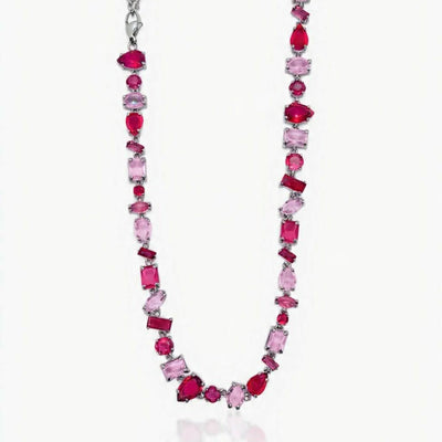 Collana Asimmetric Baguette
