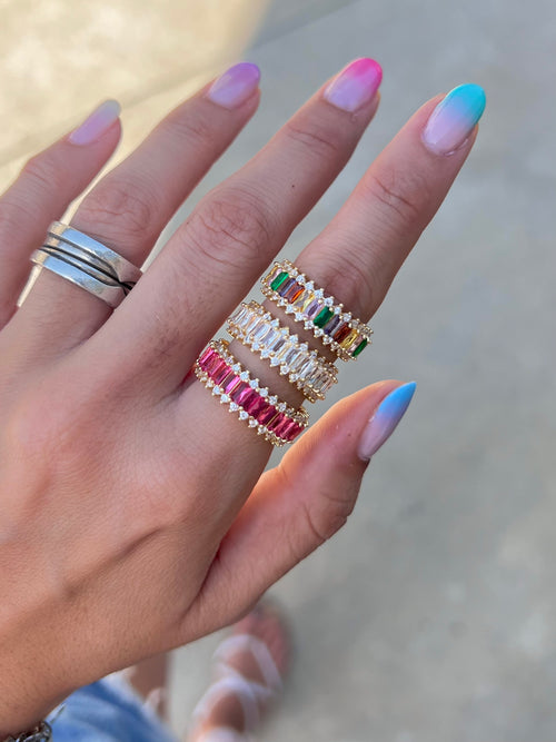 Baguette ring