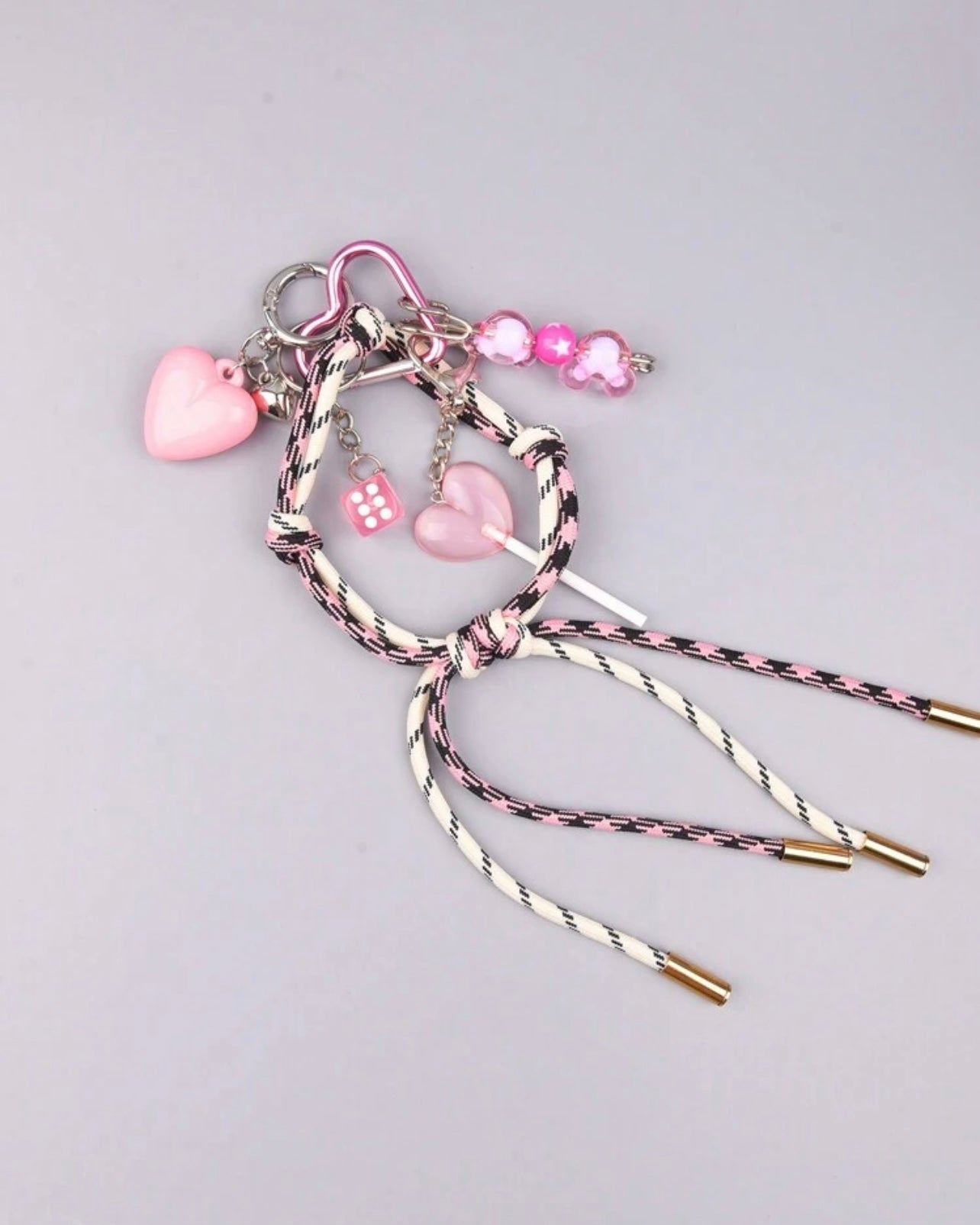 Pink heart Charm