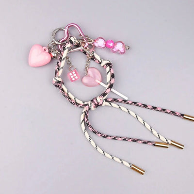 Pink heart Charm