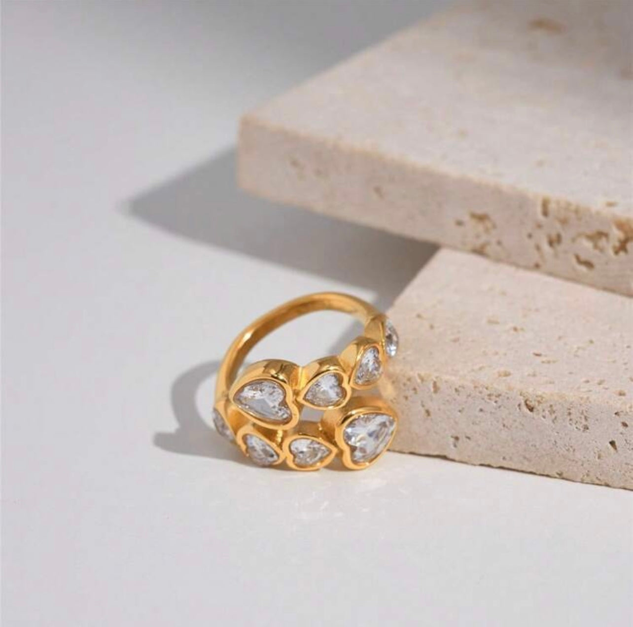 Torchon Heart Ring