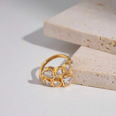 Torchon Heart Ring