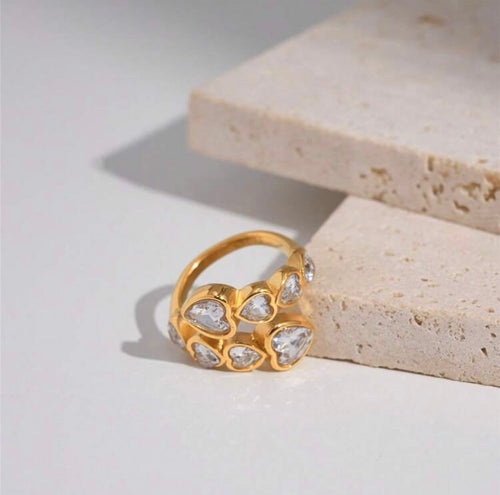 Torchon Heart Ring