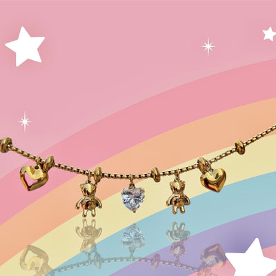 Teddy Hearts Bracciale