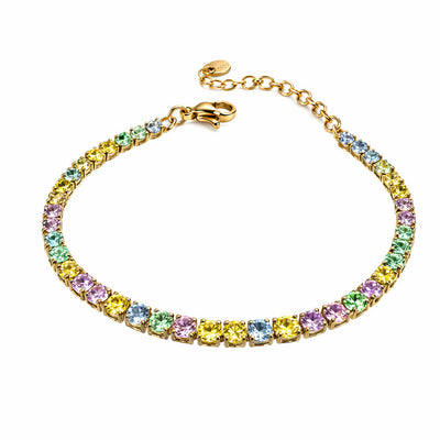 Bracciale Tennis Aurora Boreale