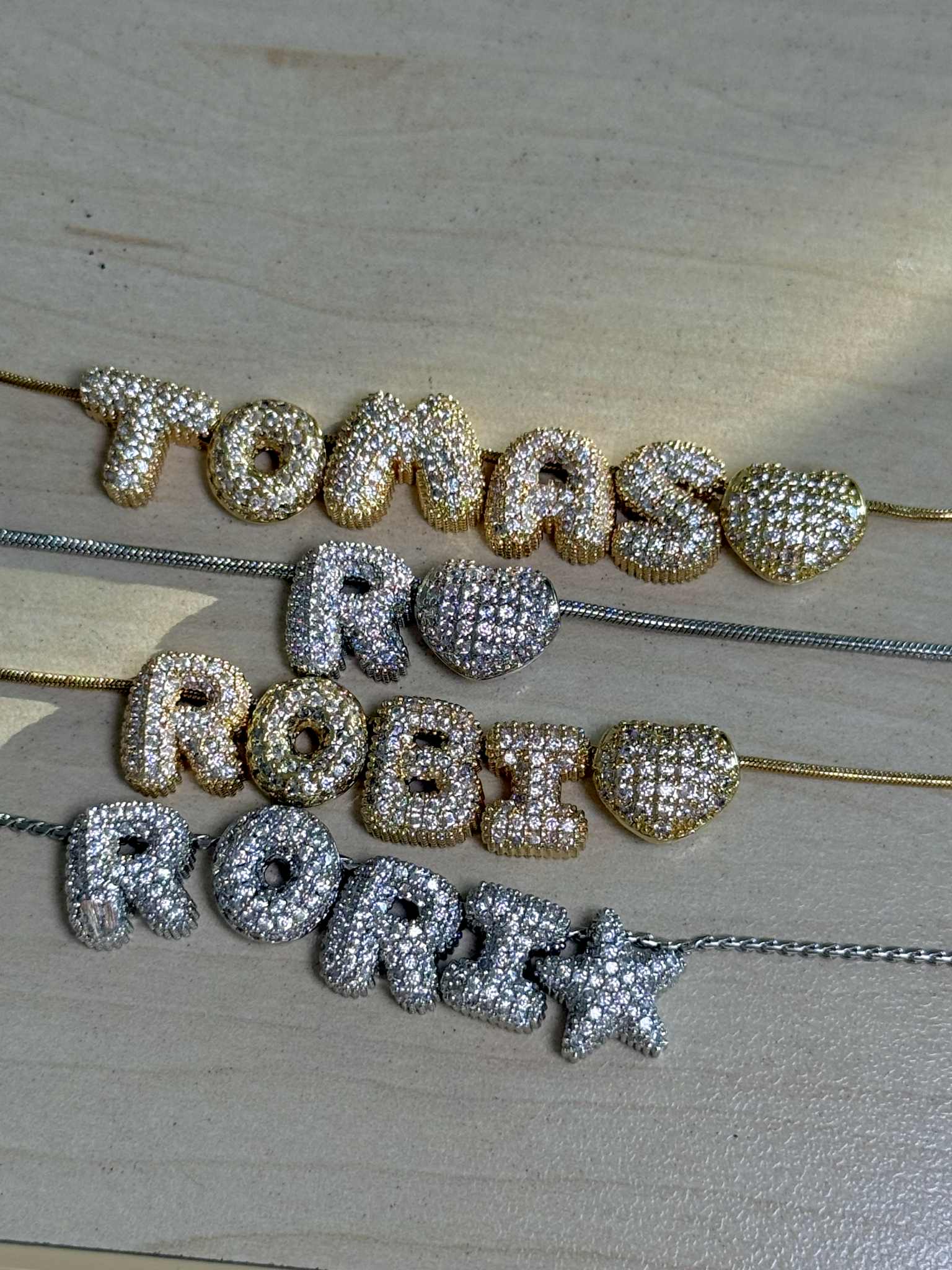 COLLANA BUBBLE INTERO NOME