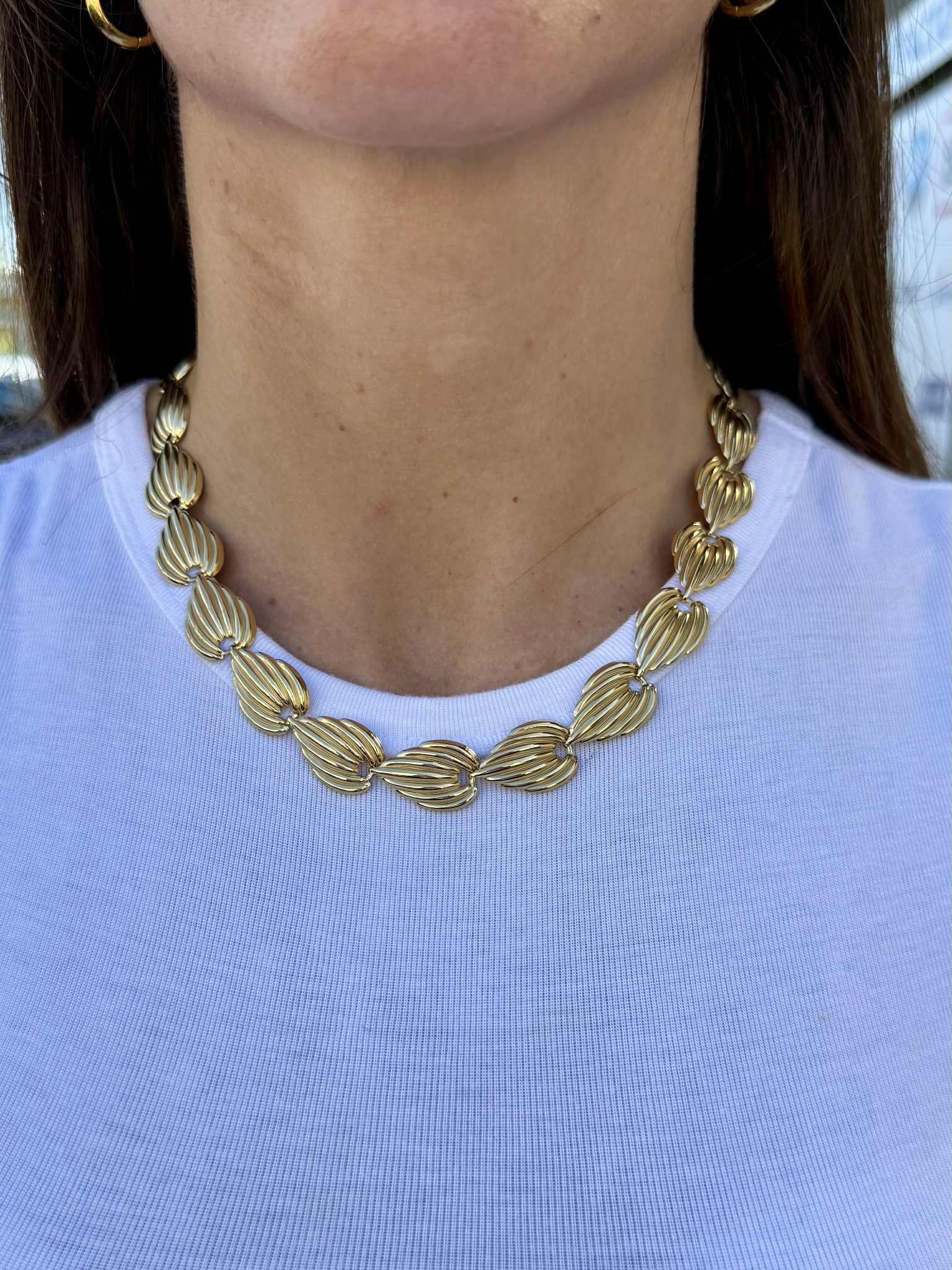 Gold Shell Necklace