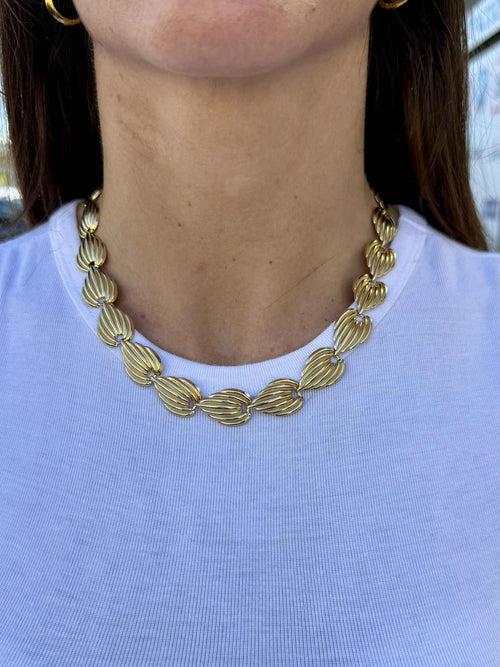 Gold Shell Necklace