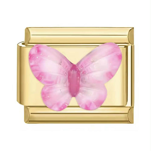 Pink Butterfly Charm