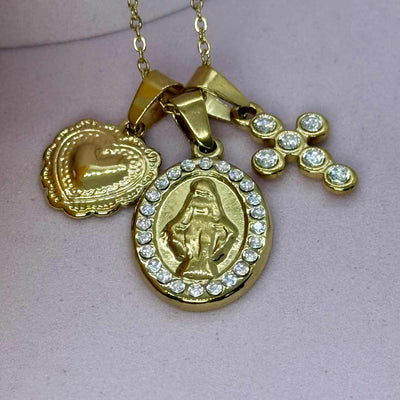Charms Pray necklace