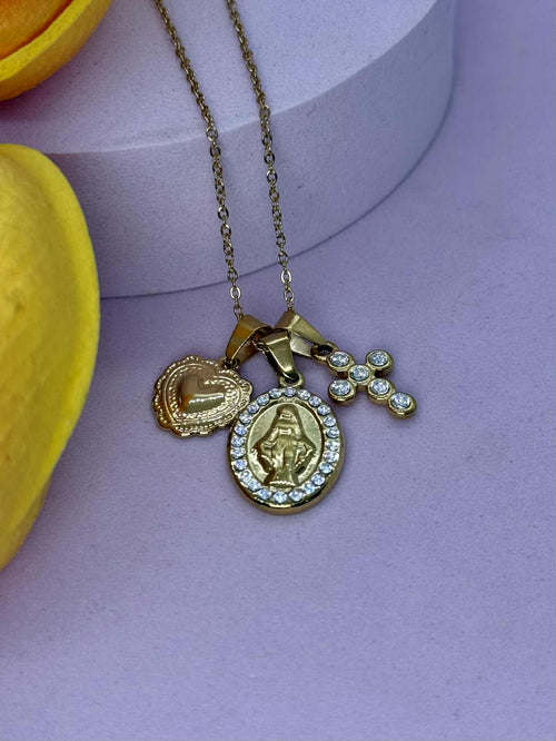 Charms Pray necklace