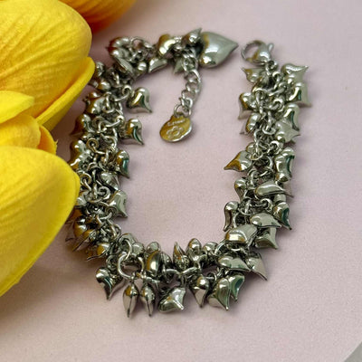 Bracciale sonaglio Full Cuori