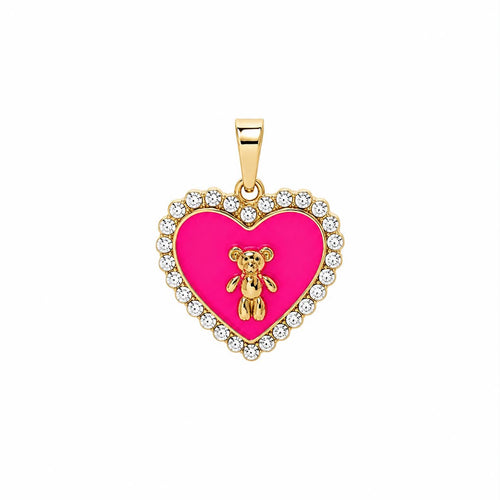 charm pink teddy