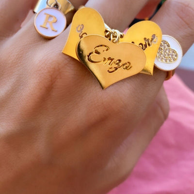 Anello Cuore Personalizzabile